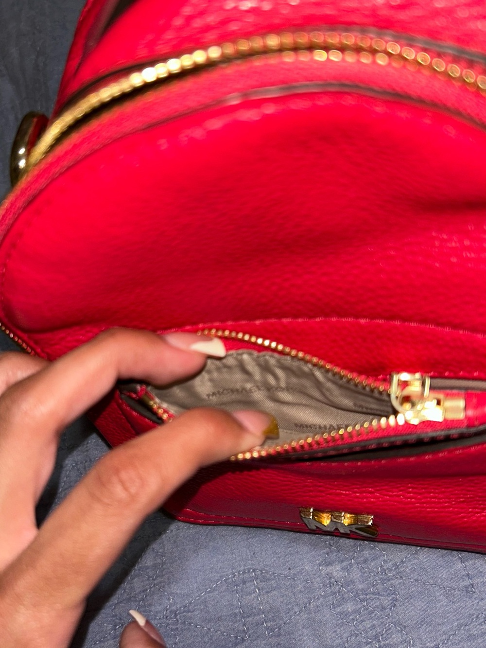 Michael Kors Jessa Leather Mini Backpack - Picture 5 of 6